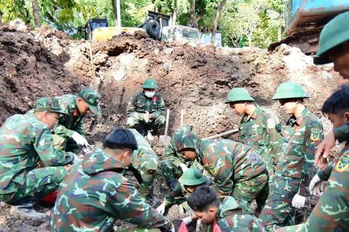 Quy tập thêm 10 hài cốt liệt sĩ tại Công viên Lê Thị Riêng