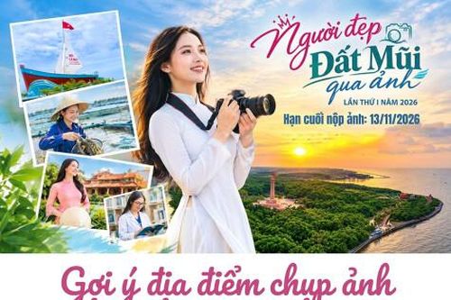 Gợi ý địa điểm chụp ảnh tham gia Cuộc thi 'Người đẹp Đất Mũi qua ảnh 2026'
