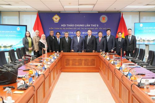 Việt Nam - Indonesia chia sẻ kinh nghiệm kiểm toán dự án đường sắt đô thị và đường sắt tốc độ cao
