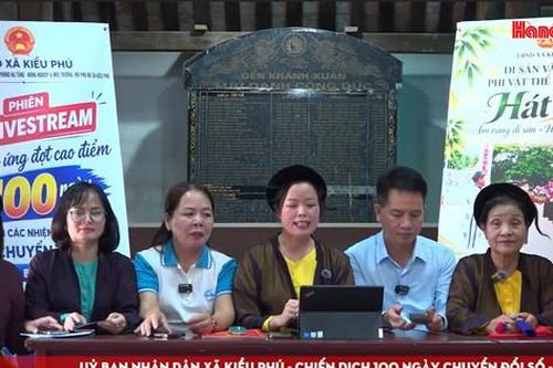 Lan tỏa tinh hoa làng nghề trong 100 ngày cao điểm chuyển đổi số