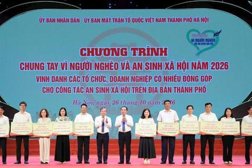 Hà Nội huy động hơn 77 tỷ đồng chung tay vì người nghèo và an sinh xã hội