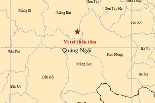 Động đất mạnh 3.5 độ ở Quảng Ngãi gây rung lắc
