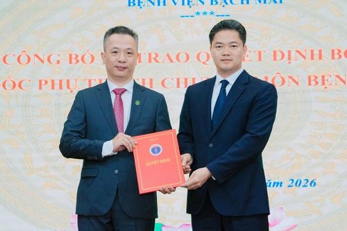 Bộ Y tế công bố quyết định bổ nhiệm Phó Giám đốc chuyên môn Bệnh viện Bạch Mai