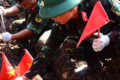 Đã tìm thấy 832 hài cốt liệt sĩ tại Công viên Lê Thị Riêng