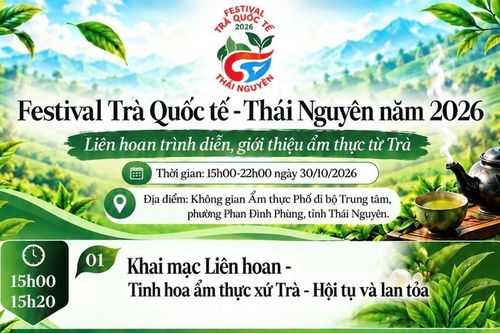 'World Master Tea Vietnam' đánh thức giá trị văn hóa trà Thái Nguyên