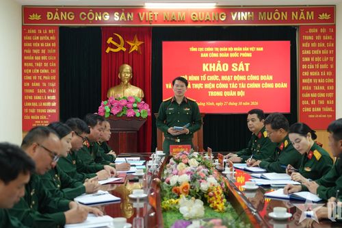 Ban Công đoàn Quốc phòng khảo sát hoạt động công đoàn tại Binh đoàn 19