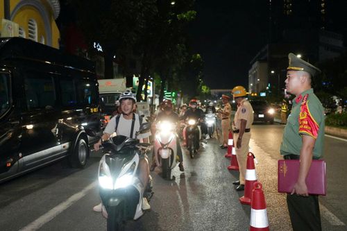 Công an TP Huế tăng cường lực lượng và phương tiện giữ gìn an ninh trật tự