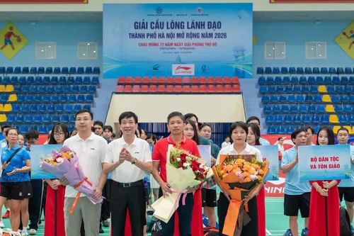 Ciputra Hanoi đồng hành cùng Giải Cầu lông Lãnh đạo Hà Nội mở rộng năm 2026
