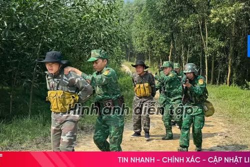 Diễn tập thực binh 'Đánh địch xâm nhập, bảo vệ biên giới'