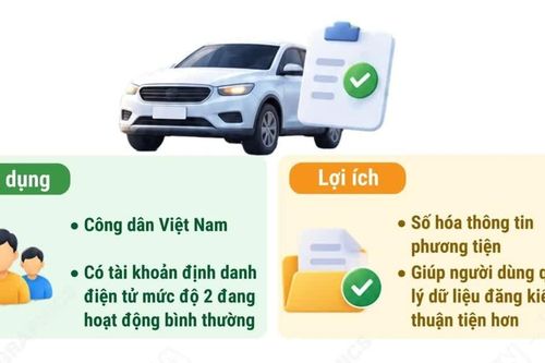 Ứng dụng VNeID chính thức bổ sung tính năng 'Đăng kiểm phương tiện'