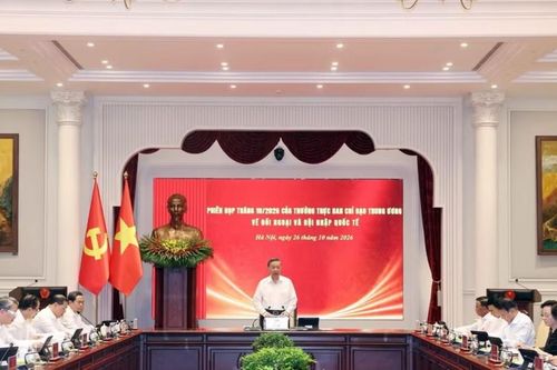 Phiên họp lần thứ nhất của Thường trực Ban Chỉ đạo Trung ương về Đối ngoại và hội nhập quốc tế