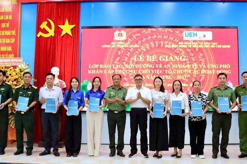 150 học viên hoàn thành tập huấn bảo đảm an ninh phục vụ APEC 2027