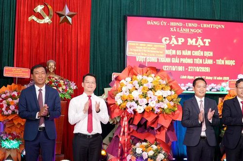 Xã Lãnh Ngọc kỷ niệm 65 năm Chiến dịch Vượt sông Tranh giải phóng Tiên Lãnh - Tiên Ngọc