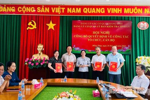 Đồng Tháp: Thành lập Đảng ủy Cơ quan Ủy ban Kiểm tra Tỉnh ủy