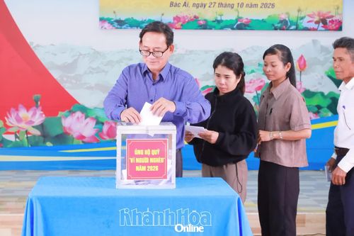 Xã Bác Ái phát động ủng hộ Quỹ “Vì người nghèo”