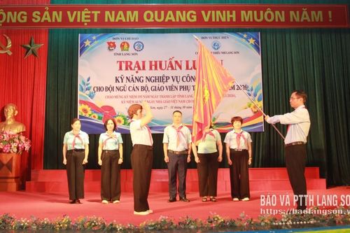 Khai mạc Trại huấn luyện kỹ năng, nghiệp vụ công tác đội