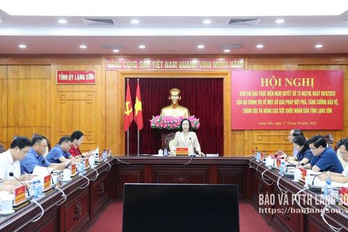 Quyết tâm hoàn thành khám sức khỏe toàn dân và cập nhật sổ sức khỏe điện tử đảm bảo chất lượng, đúng tiến độ
