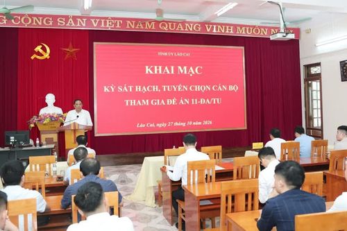 27 thí sinh dự kỳ thi sát hạch, tuyển chọn cán bộ tham gia Đề án 11