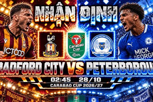 Nhận định bóng đá Bradford City vs Peterborough: Robbie Savage đối mặt giấc mơ tái hiện kỳ tích 2013