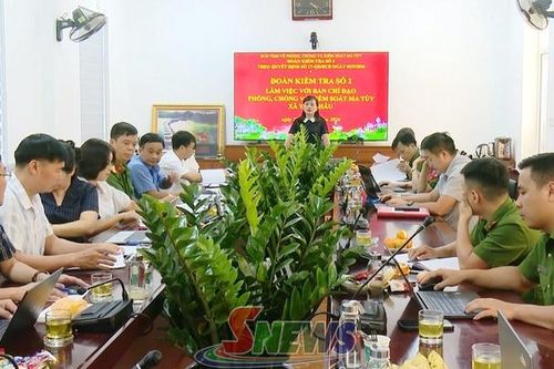 Kiểm tra công tác phòng, chống và kiểm soát ma túy tại hai xã Chiềng Mung và Yên Châu
