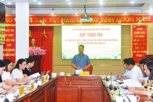 Các Ban HĐND tỉnh thẩm tra dự thảo nghị quyết trình kỳ họp chuyên đề HĐND tỉnh khóa XX
