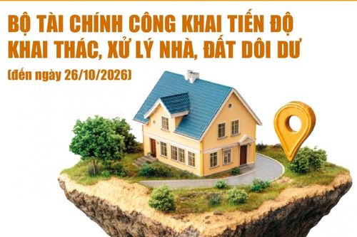 Infographics: Cả nước còn 10.403 cơ sở nhà, đất dôi dư chưa hoàn thành xử lý