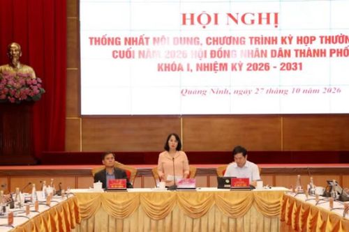 Quảng Ninh: Thống nhất nội dung, chương trình Kỳ họp HĐND thành phố thường lệ cuối năm