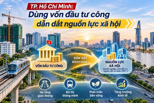 TP. Hồ Chí Minh: Dùng vốn đầu tư công dẫn dắt nguồn lực xã hội