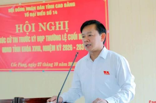 Phó Chủ tịch HĐND tỉnh Lã Hoài Nam tiếp xúc cử tri xã Cốc Pàng