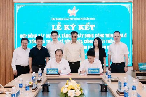 Hội Doanh nhân trẻ Bắc Ninh ký kết hợp đồng kinh tế giữa các doanh nghiệp hội viên trị giá 700 tỷ đồng