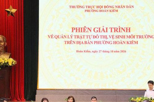 Phường Hoàn Kiếm tăng cường đảm bảo trật tự đô thị, vệ sinh môi trường