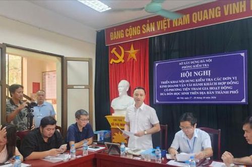 Hà Nội kiểm tra toàn diện xe hợp đồng đưa đón học sinh