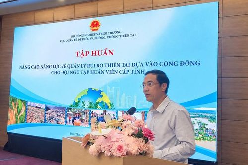 Nâng cao năng lực quản lý rủi ro thiên tai dựa vào cộng đồng