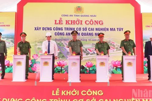 Quảng Ngãi khởi công xây dựng cơ sở cai nghiện ma túy