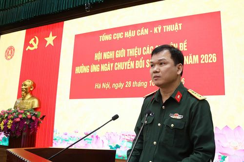 Tổng cục Hậu cần-Kỹ thuật hưởng ứng Ngày Chuyển đổi số quốc gia