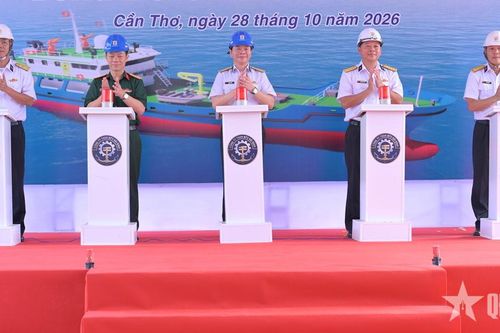 Nhà máy X55 Hải quân khởi công đóng mới 4 tàu quân sự
