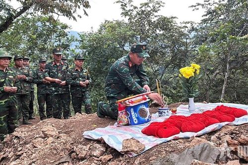 Bộ CHQS tỉnh Tuyên Quang quy tập 14 hài cốt liệt sĩ tại xã Thanh Thủy