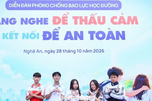 Học sinh Nghệ An sẵn sàng đối thoại về bạo lực học đường
