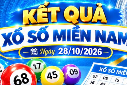 Kết quả xổ số miền Nam hôm nay ngày 28/10/2026