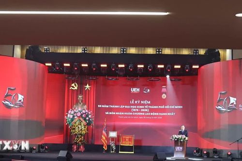 Tổng Bí thư, Chủ tịch nước dự Lễ kỷ niệm 50 năm thành lập Đại học Kinh tế TP Hồ Chí Minh
