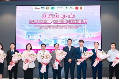 AEON MALL Thanh Hóa và các đối tác ký biên bản hợp tác đào tạo nghề, chăm sóc sức khỏe và an sinh xã hội