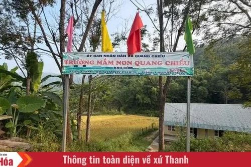 Xã vùng biên đầu tư, nâng cấp các điểm trường mầm non