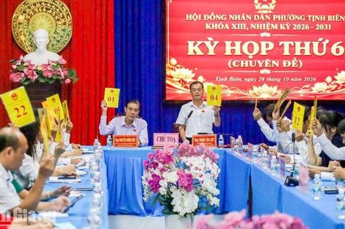 Tịnh Biên điều chỉnh vốn đầu tư công năm 2026 tăng thêm 8 tỉ đồng