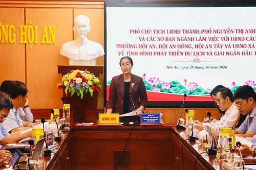 Đẩy nhanh giải ngân vốn đầu tư công, nâng cao chất lượng du lịch Hội An