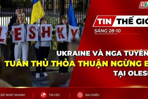 Bản tin thế giới ngày 28-10: Ukraine và Nga tuyên bố tuân thủ thỏa thuận ngừng bắn tại Oleshky