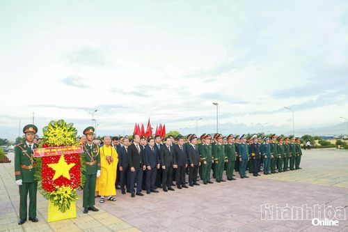 Tổ chức Lễ viếng, truy điệu và an táng 25 hài cốt liệt sĩ tại Nghĩa trang liệt sĩ Ninh Thuận