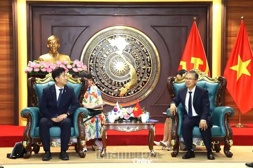 Phó Chủ tịch UBND tỉnh Trần Hòa Nam tiếp đoàn đại biểu thành phố Ulsan (Hàn Quốc)