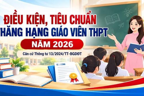 Điều kiện, tiêu chuẩn thăng hạng giáo viên THPT năm 2026