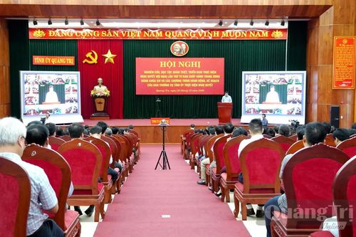 Khai mạc hội nghị quán triệt, triển khai chương trình hành động, kế hoạch của Ban Thường vụ Tỉnh ủy thực hiện Nghị quyết Trung ương 4