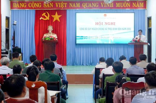 Công bố quy hoạch chung xã Triệu Bình đến năm 2050